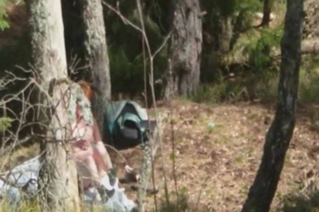 horny redhead swiss wife outdoor strip and fuck