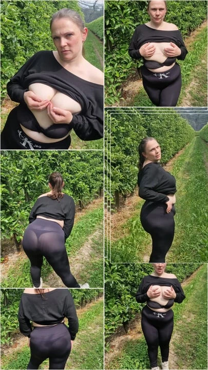 Pissing in nature and satisfying my lust.